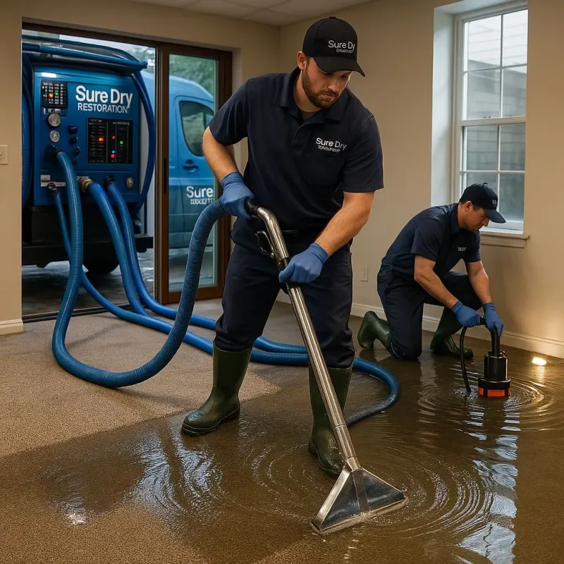 Water Extraction and Removal process in Connellsville, PA